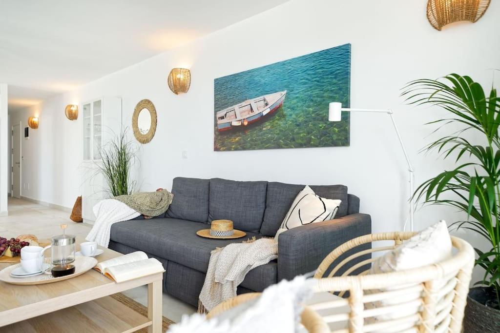 Ferienwohnung Amapola Blue Sea - Recien Reformado, Frente Al Mar San Agustín Exterior foto