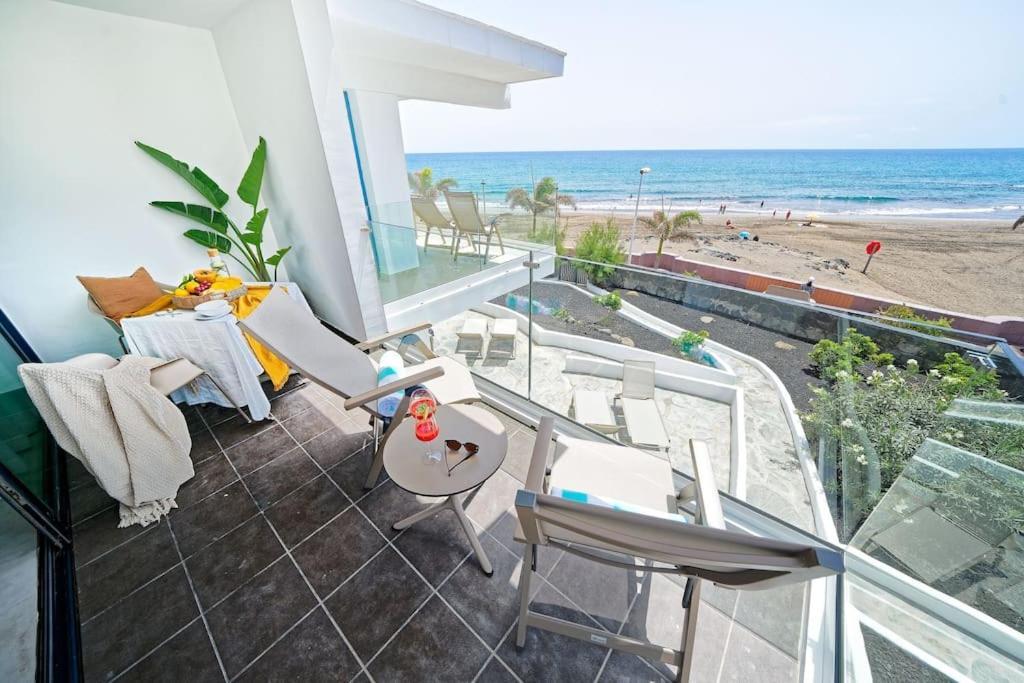 Ferienwohnung Amapola Blue Sea - Recien Reformado, Frente Al Mar San Agustín Exterior foto