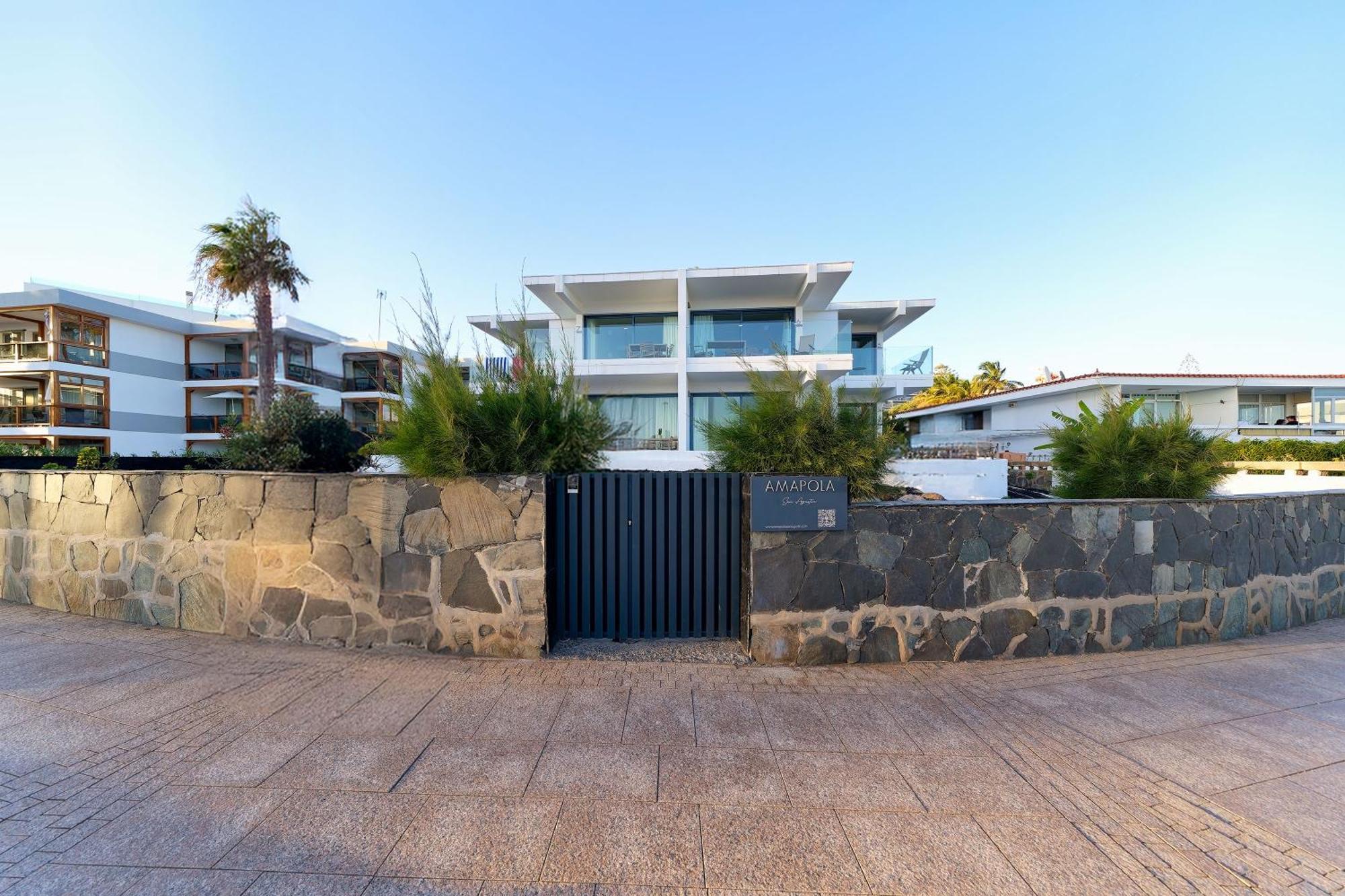 Ferienwohnung Amapola Blue Sea - Recien Reformado, Frente Al Mar San Agustín Exterior foto