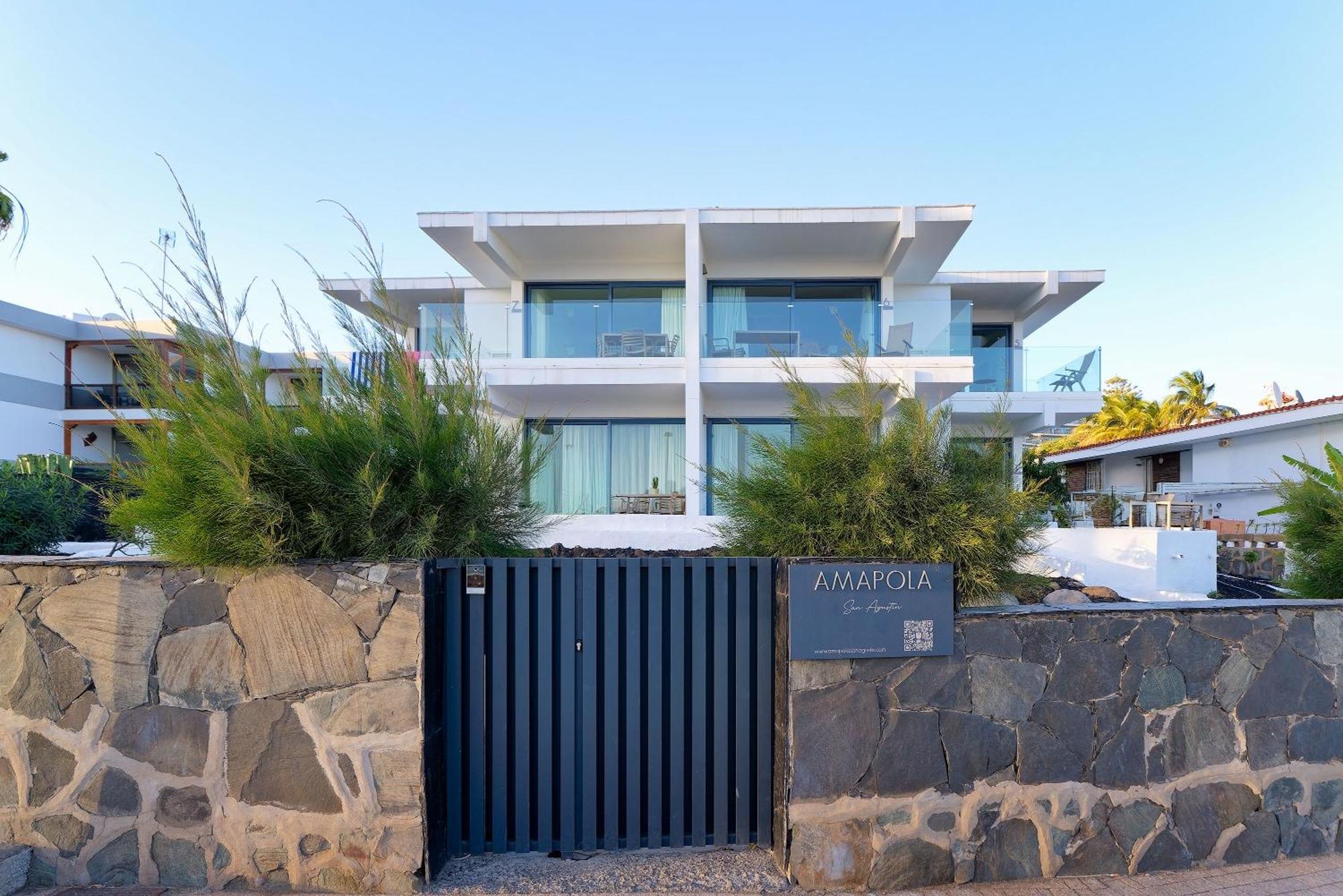 Ferienwohnung Amapola Blue Sea - Recien Reformado, Frente Al Mar San Agustín Exterior foto